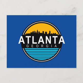 Cartão Postal Atlanta Georgia Skyline