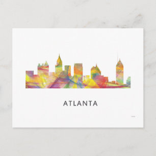 CARTÃO POSTAL ATLANTA GEORGIA SKYLINE WB1 -