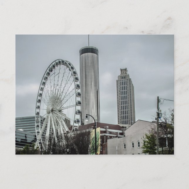 Cartão Postal Atlanta Skyline (Frente)