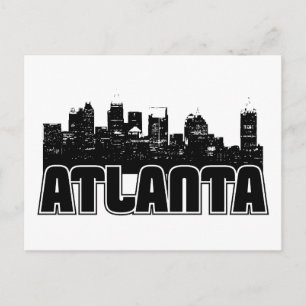 Cartão Postal Atlanta Skyline
