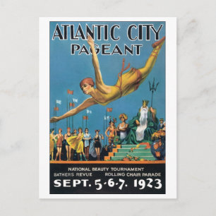 Cartão Postal Atlantic City, 1923