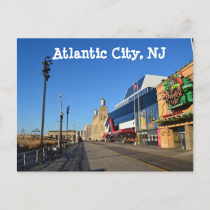 Cartão Postal Atlantic City Boardwalk