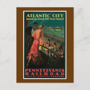 Cartão Postal Atlantic City ~ Resort de Todos os Tempos