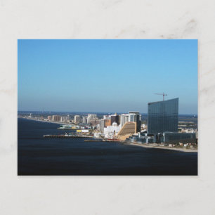 Cartão Postal Atlantic City Skyline