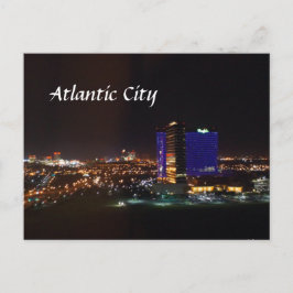 Cartão Postal Atlantic City Skyline