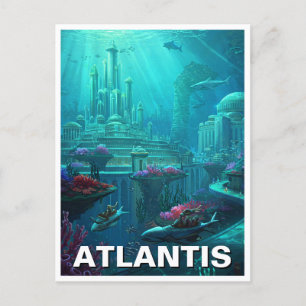 Cartão Postal Atlantis Mythology Viagem