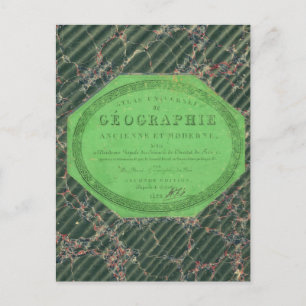 Cartão Postal Atlas da Geografia Universal