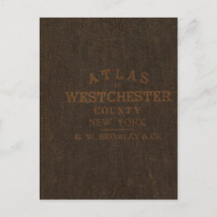 Cartão Postal Atlas de Westchester County, NY