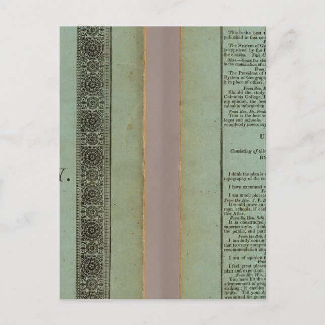 Cartão Postal Atlas moderno (Frente)