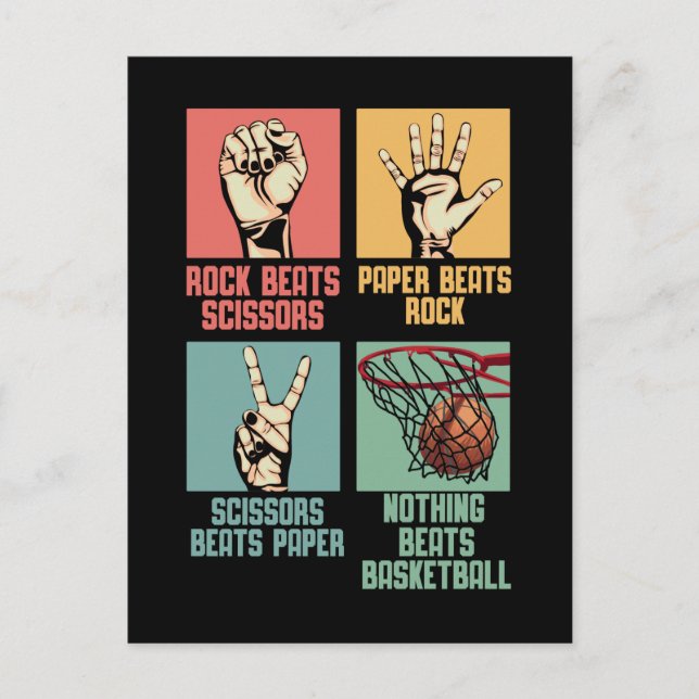 Cartão Postal Atleta de basquete viciado (Frente)