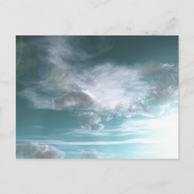 Cartão Postal atmosfera alienígena (Frente)