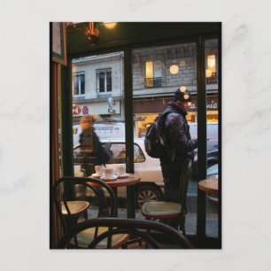 Cartão Postal Atmosfera parisiense Rue Rambuteau perto de Beaubo