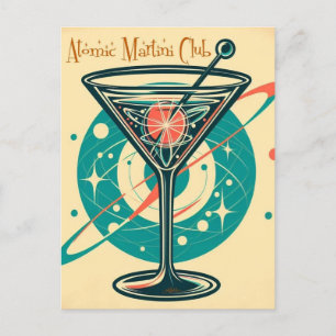 Cartão Postal Atomic Martini Club
