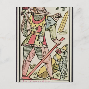 Cartão Postal Atonement, tarot card, francês