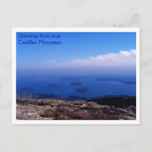 Cartão Postal Atop Cadillac Mountain