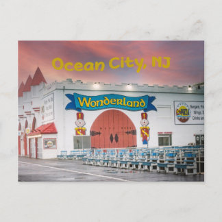 Cartão Postal Atrações do Caminho de Ferro da Cidade do Oceano