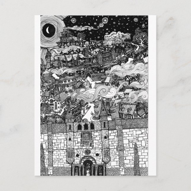 Cartão Postal Atrás das Paredes Eles Desmoronam (Frente)