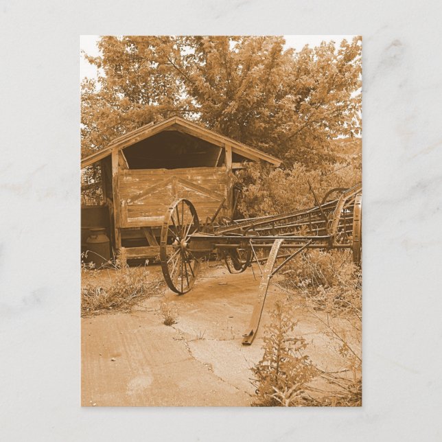 Cartão Postal Atrás do Barn (Frente)