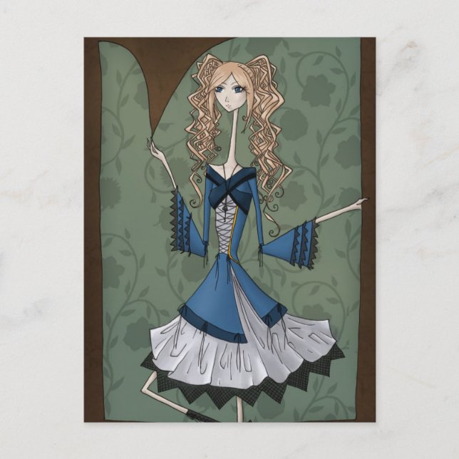 Cartão Postal Atrás do quadro (Frente)