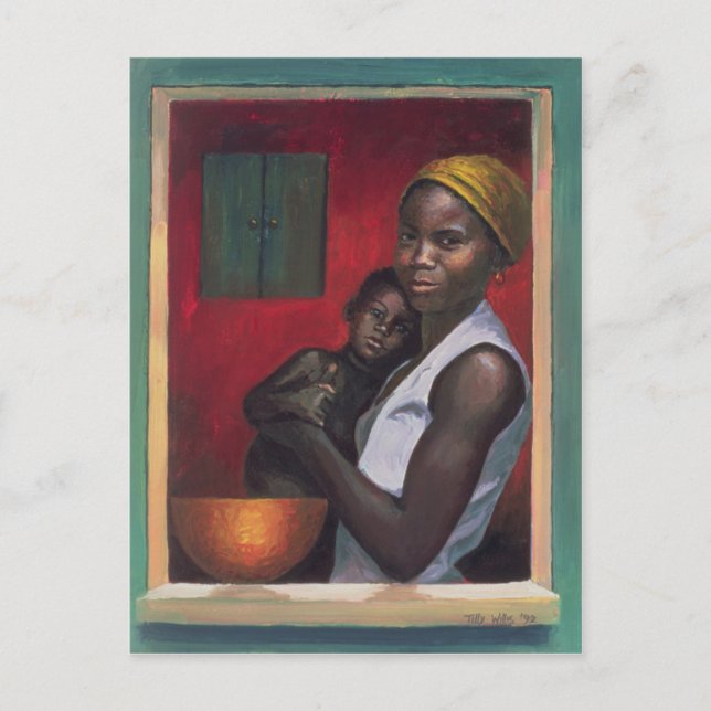 Cartão Postal Através da janela 1992 (Frente)