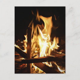 Cartão Postal Através das chamas