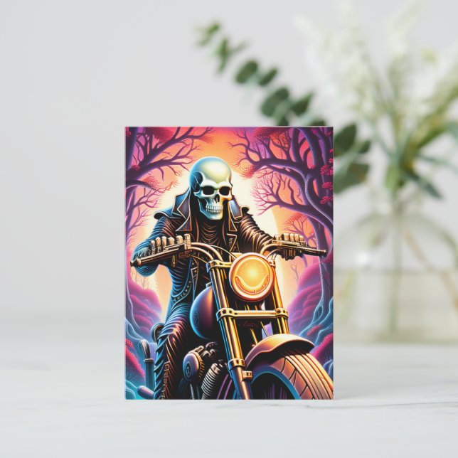 Cartão Postal Atravessando as ramificações intertecedoras (Em pé/Frente)