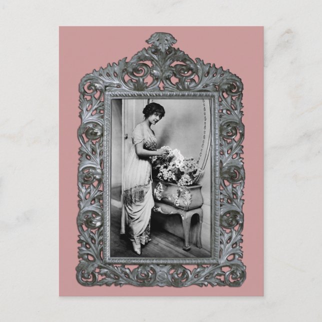 Cartão Postal Atriz francesa (Frente)