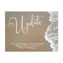 Atualização de Casamento de Praia Adiada para Arei