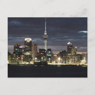 Cartão Postal Auckland às Noites