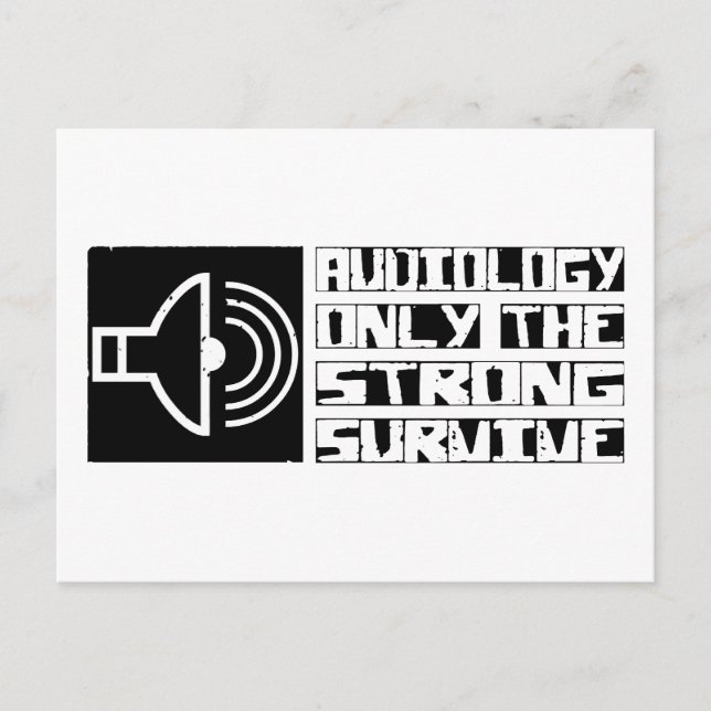 Cartão Postal Audiologia Sobrevive (Frente)