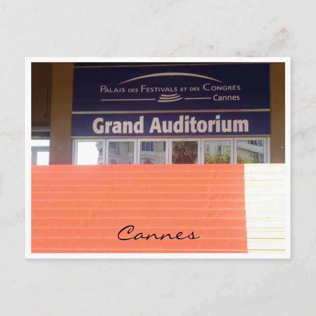 Cartão Postal auditório de cannes (Frente)