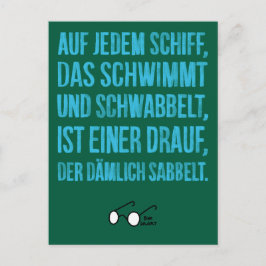 Cartão Postal Auf jedem Schiff