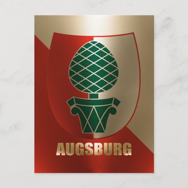 Cartão Postal Augsburg (Frente)