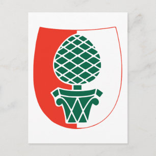 Cartão Postal Augsburg Oficial Casaco de Armas Alemanha Heraldry