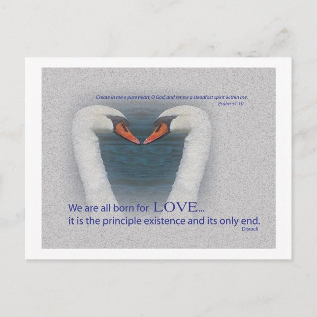 Cartão Postal August Love (Frente)