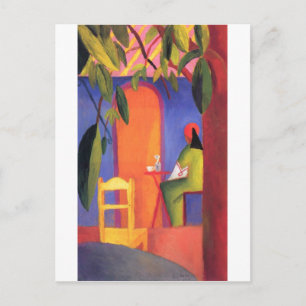 Cartão Postal August Macke - Café Turco 1914 Türkisches Café