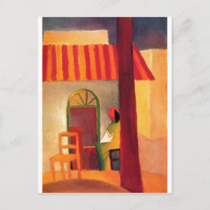 Cartão Postal August Macke - Café Turco 1914 Türkisches Café