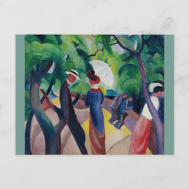 Cartão Postal August Macke Promenade