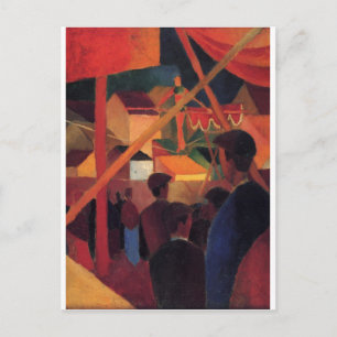 Cartão Postal August Macke - Seiltänzer 1914 Circo de Canvas de