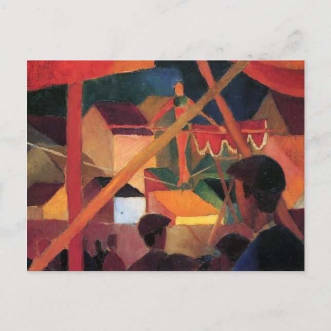 Cartão Postal August Macke - Tightrope Walker (Frente)