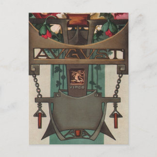 Cartão Postal August - Virgo