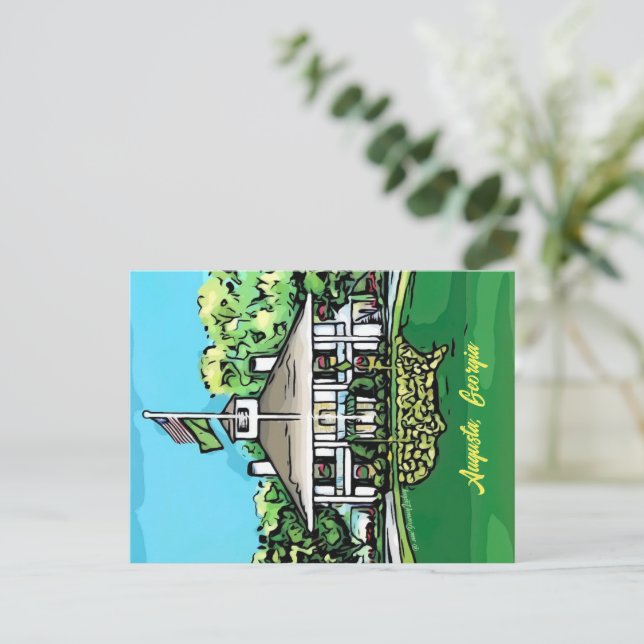 Cartão Postal Augusta, Georgia (Em pé/Frente)