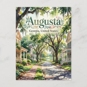 Cartão Postal Augusta, Geórgia, Estados Unidos Geórgia