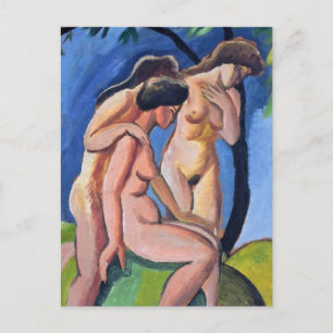 Cartão Postal Auguste Macke Três Atos