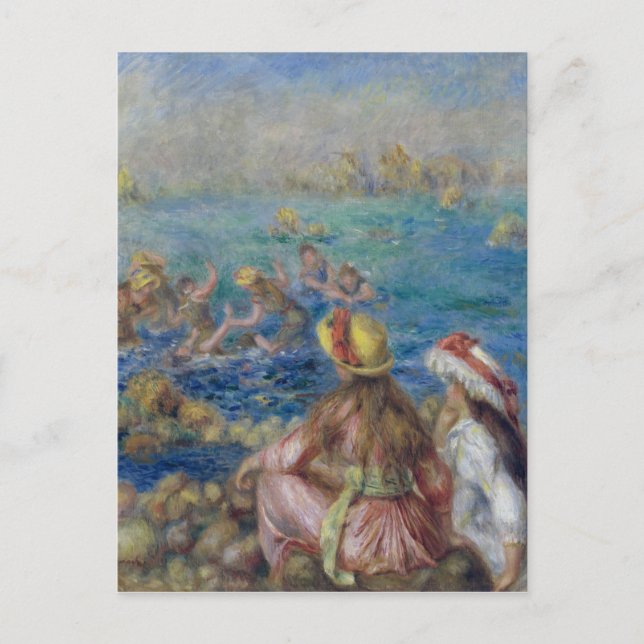 Cartão Postal Auguste Renoir - Bathers (Frente)