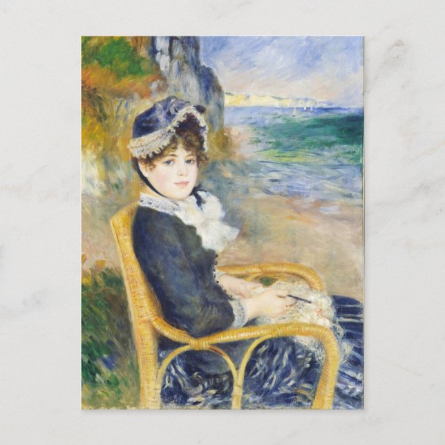 Cartão Postal Auguste Renoir Do Retrato Da Mulher Do Sestro (Frente)
