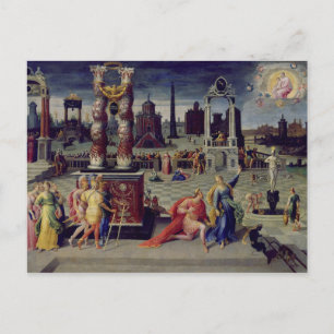 Cartão Postal Augustus e Tiburtine Sibyl