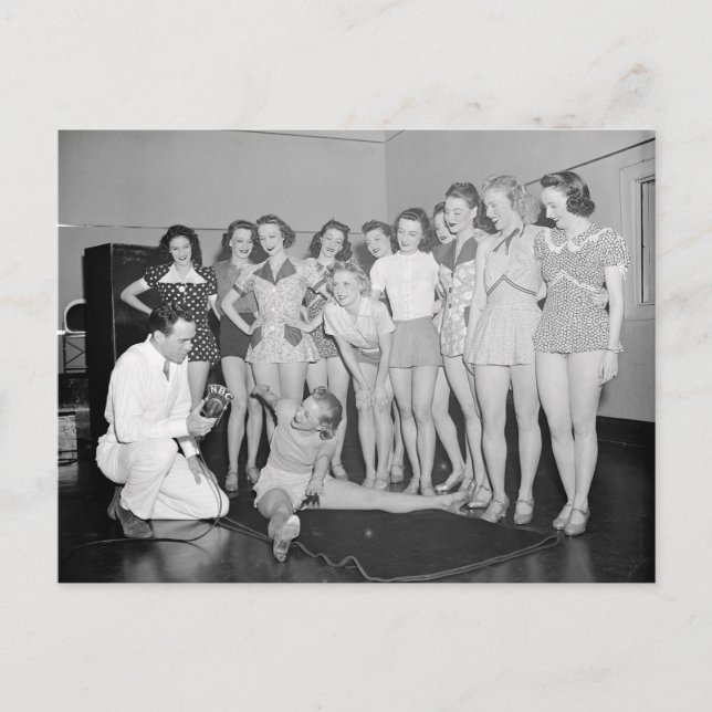Cartão Postal Aula de Dança, 1938 (Frente)