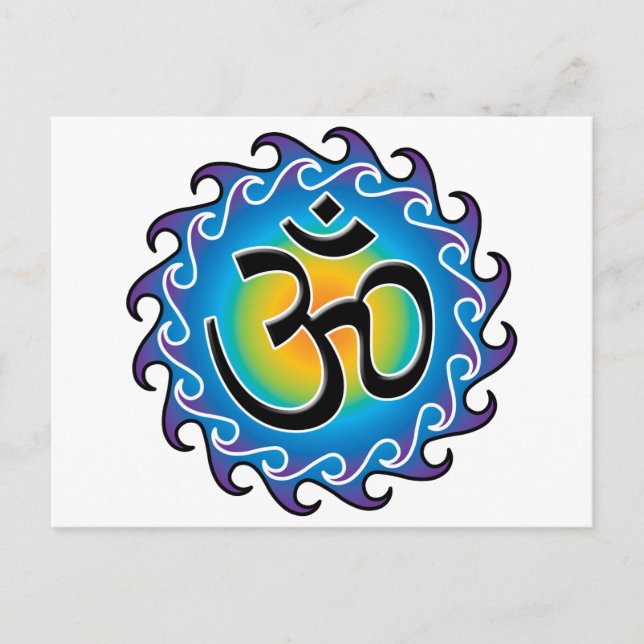 Cartão Postal Aum (Frente)