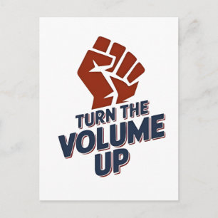 Cartão Postal Aumente o Volume Zohran NYC Maior Democrata
